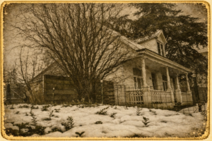 Front Hotel California snow